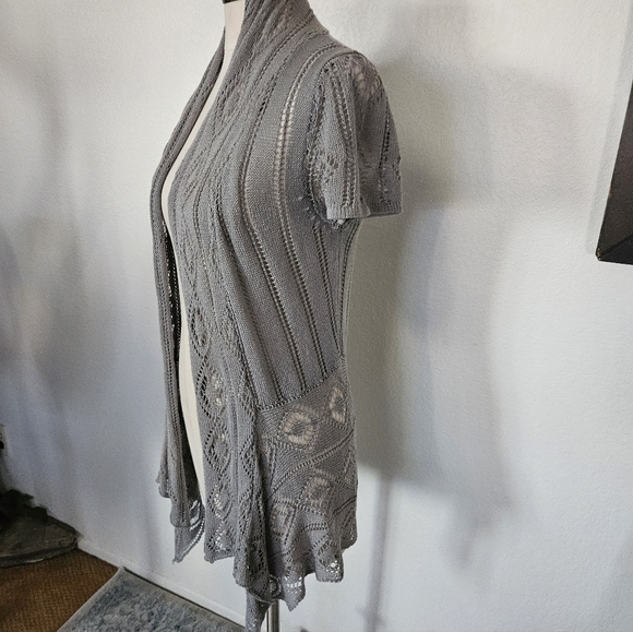 HENDI Y2K Crochet Ruffles Cardigan - Picture 3 of 8